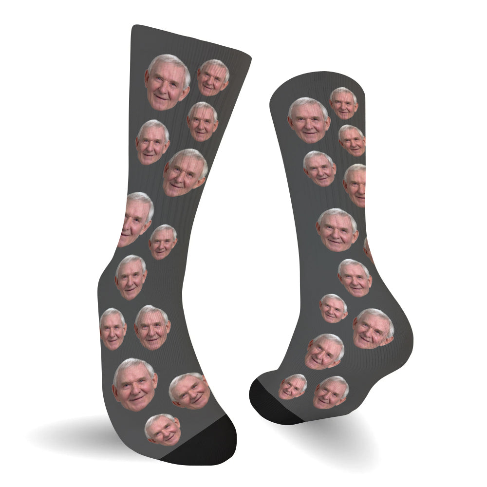 Custom Face - Personalized Grandpa Socks