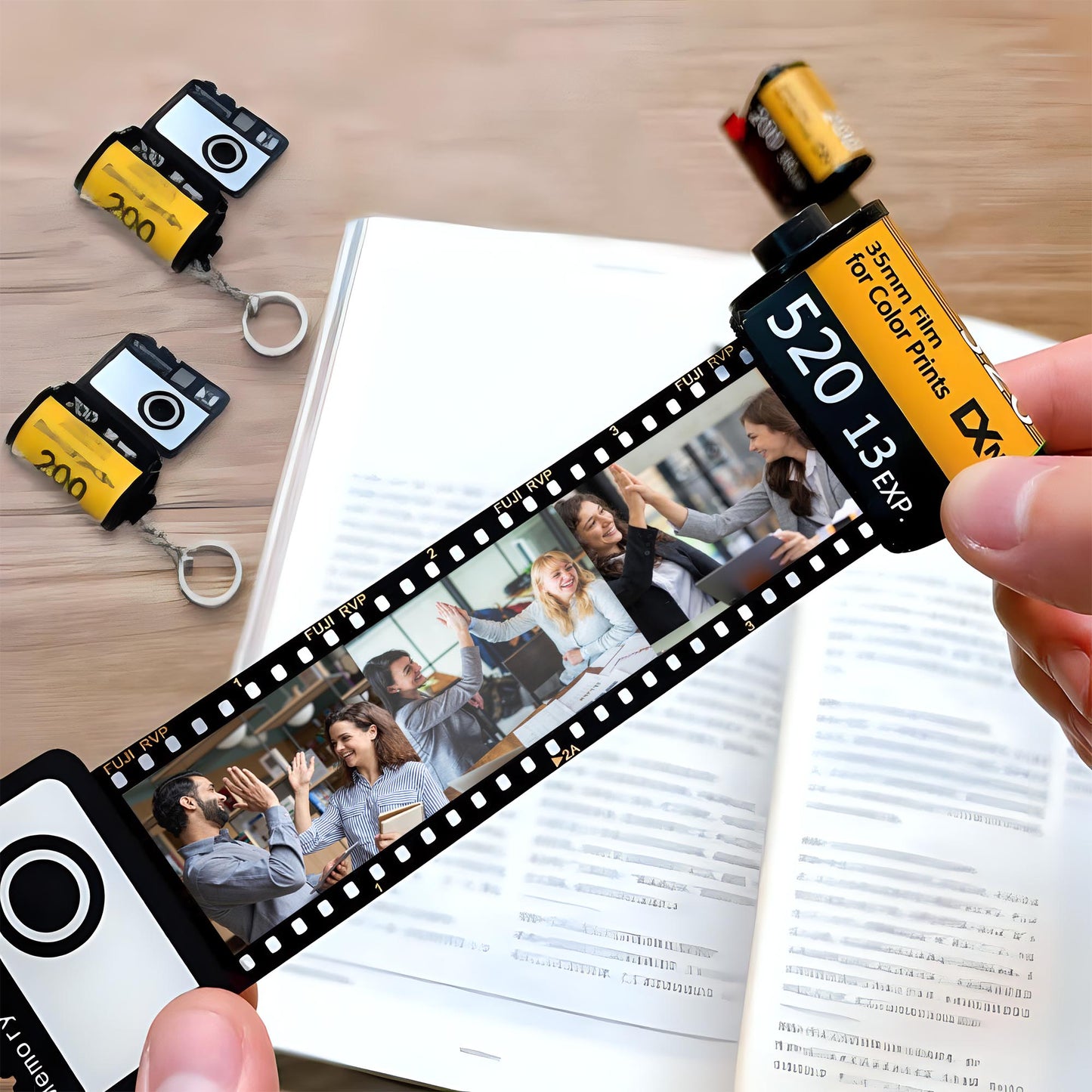 I Used To Work With Legends - Gift for colleague - Personalized Film Roll Keychain
