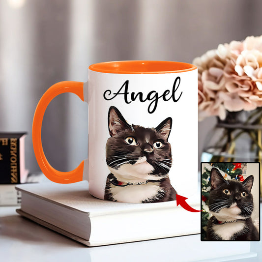Cat Lover - Personalized Cat Accent Mug