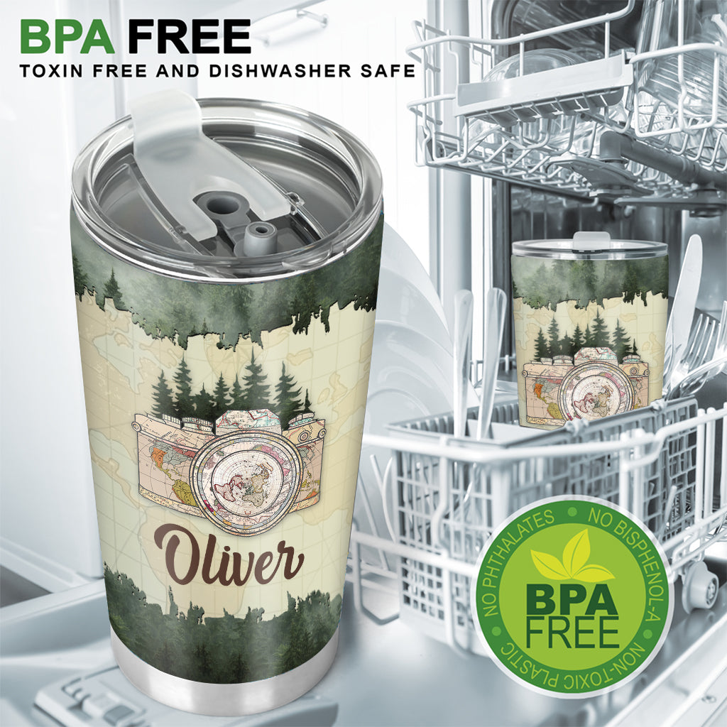 Not All Those Who Wander Are Lost - Personalized Photography Tumbler