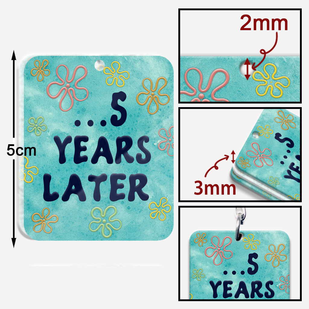 Years Later - Personalized Couple Keychain