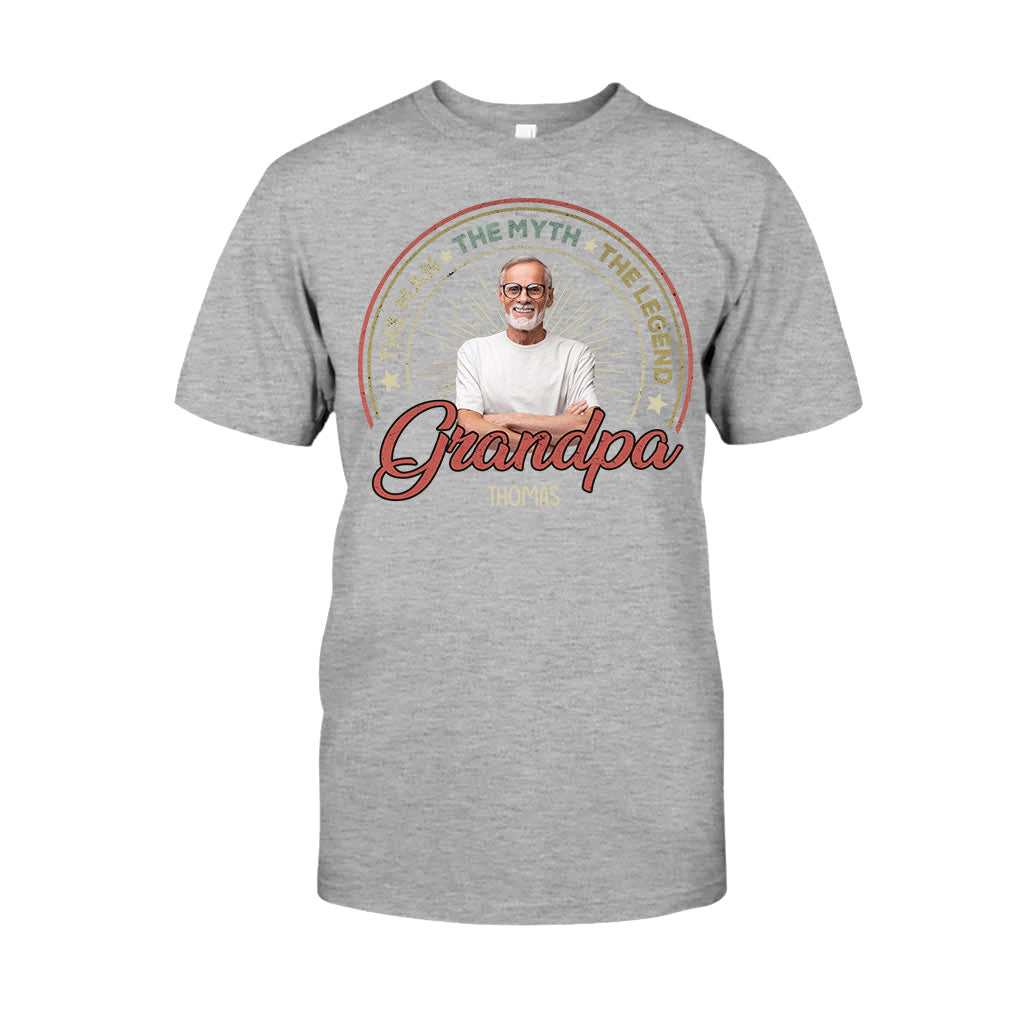 The Man The Myth The Legend - Gift for dad, grandpa - Personalized T-shirt And Hoodie