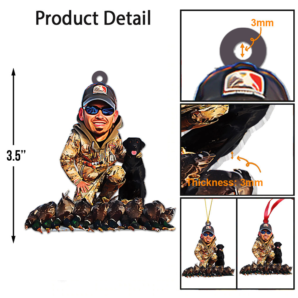 Cartoonize Funny Hunting - Personalized Hunting Ornament