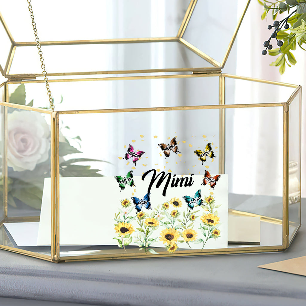 Best Grandma/Mimi/Nana Ever - Personalized Grandma Decal Full