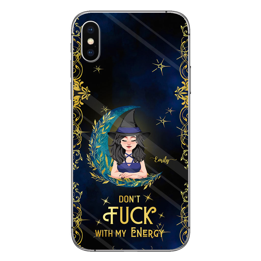 Don't F With My Energy - Personalized Witch Phone Case