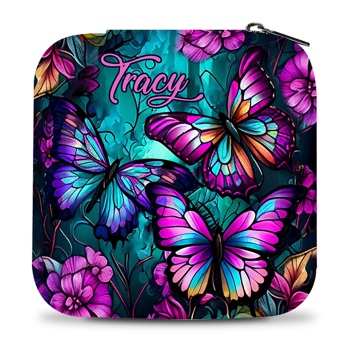 Beautiful Butterflies - Personalized Butterfly Jewelry Box