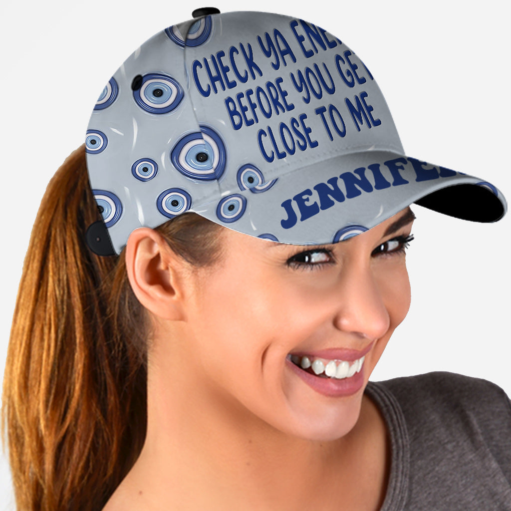 Check Ya Energy - Personalized Witch Classic Cap