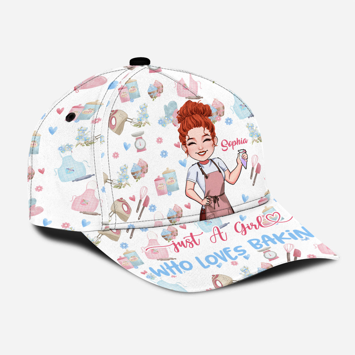 Just A Girl Who Loves Baking - Personalized Baking Classic Cap
