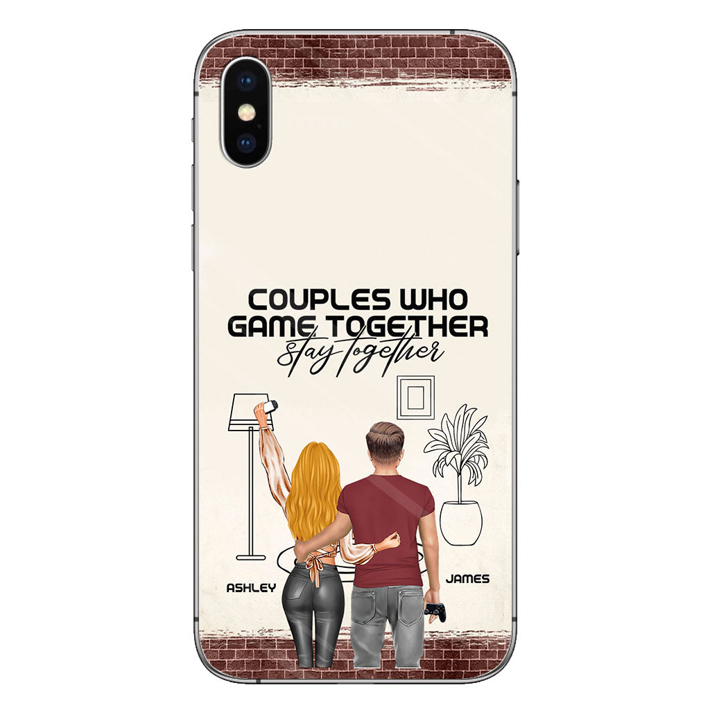 Couples Who Game Together Stay Together - Personalized Video Game Phone Case