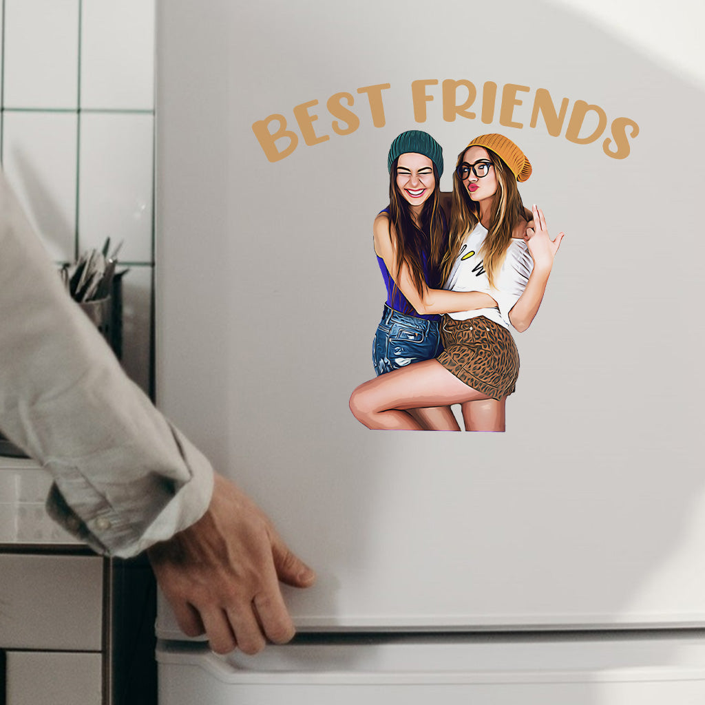 Best Friends - Personalized Bestie Decal Die Cut