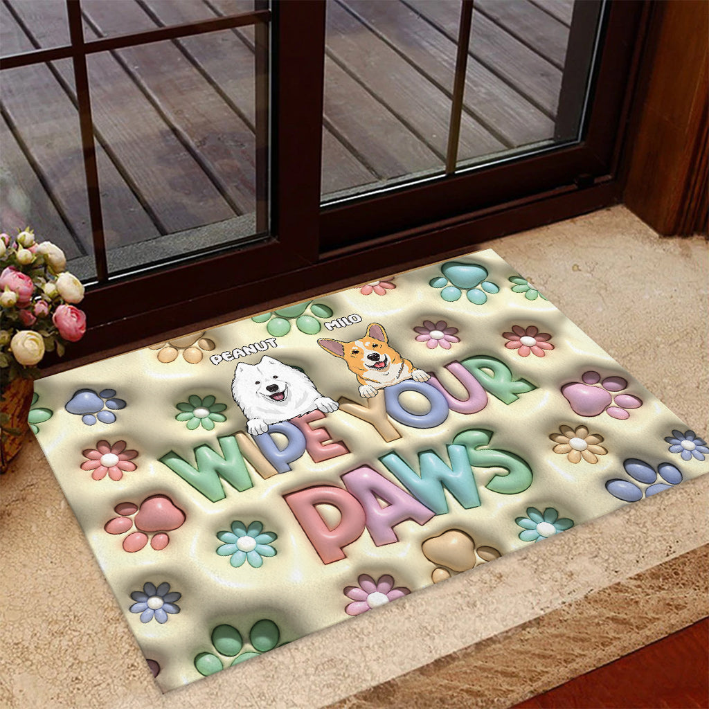 Wipe Your Paws - Personalized Dog Doormat