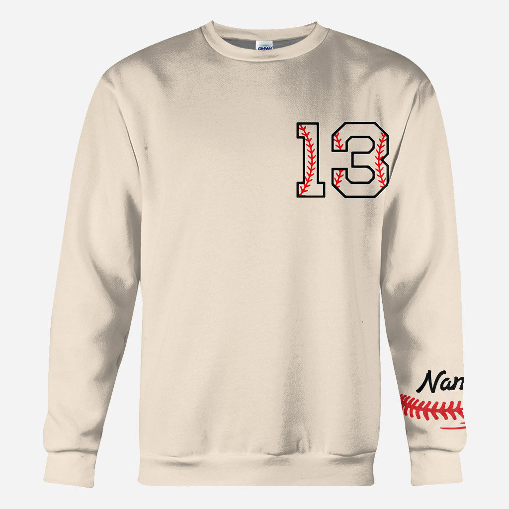 In My Baseball Era - Personalized Baseball All Over Shirt