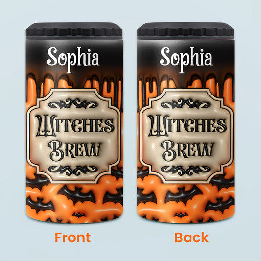 Witches Brew - Personalized Witch Can Cooler