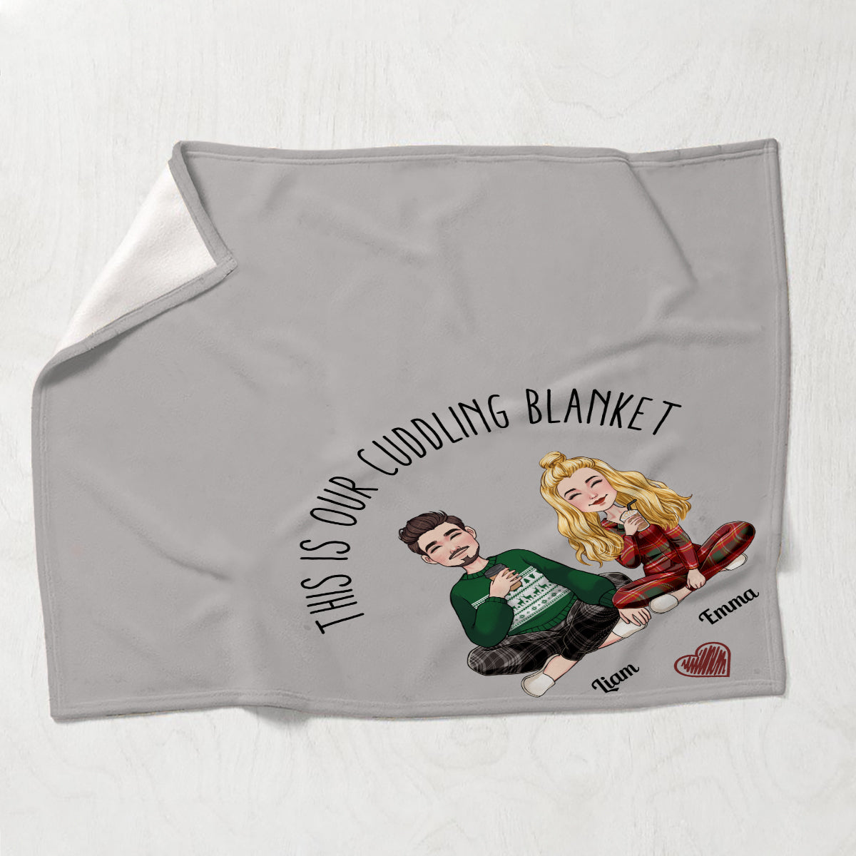 Our Cuddling Blanket - Personalized Couple Blanket