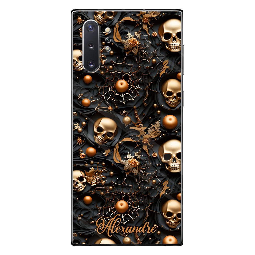 Gold Skull - Personalized Skull Phone Case