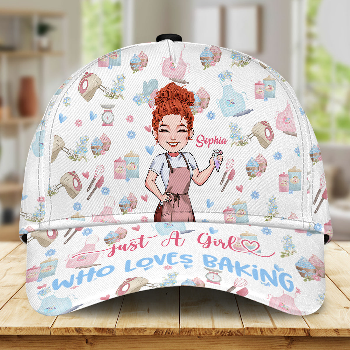 Just A Girl Who Loves Baking - Personalized Baking Classic Cap
