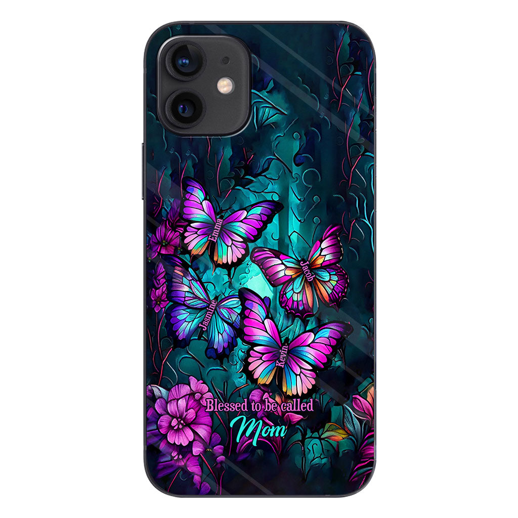 Grandma's Butterflies - Personalized Grandma Phone Case