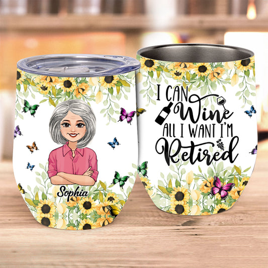 We Will Miss You - Personalized Retired Wine Tumbler
