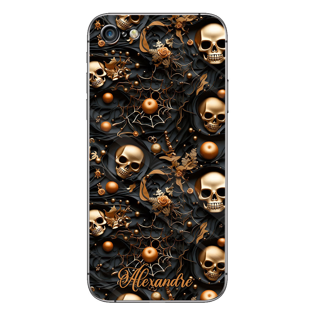 Gold Skull - Personalized Skull Phone Case