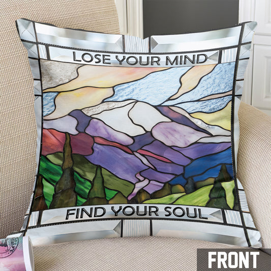 Lose Your Mind - Hiking Throw Pillow