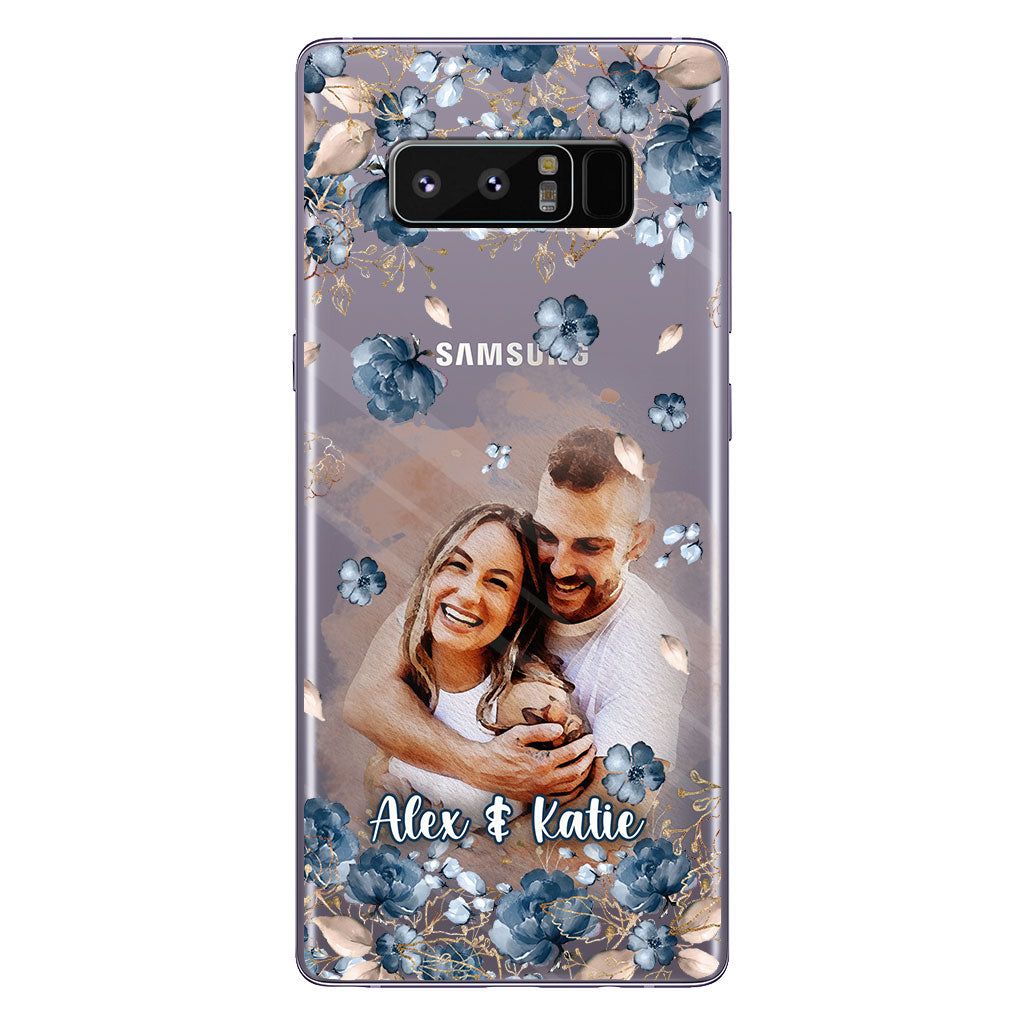 Floral Phone Case - Personalized Clear Phone Case