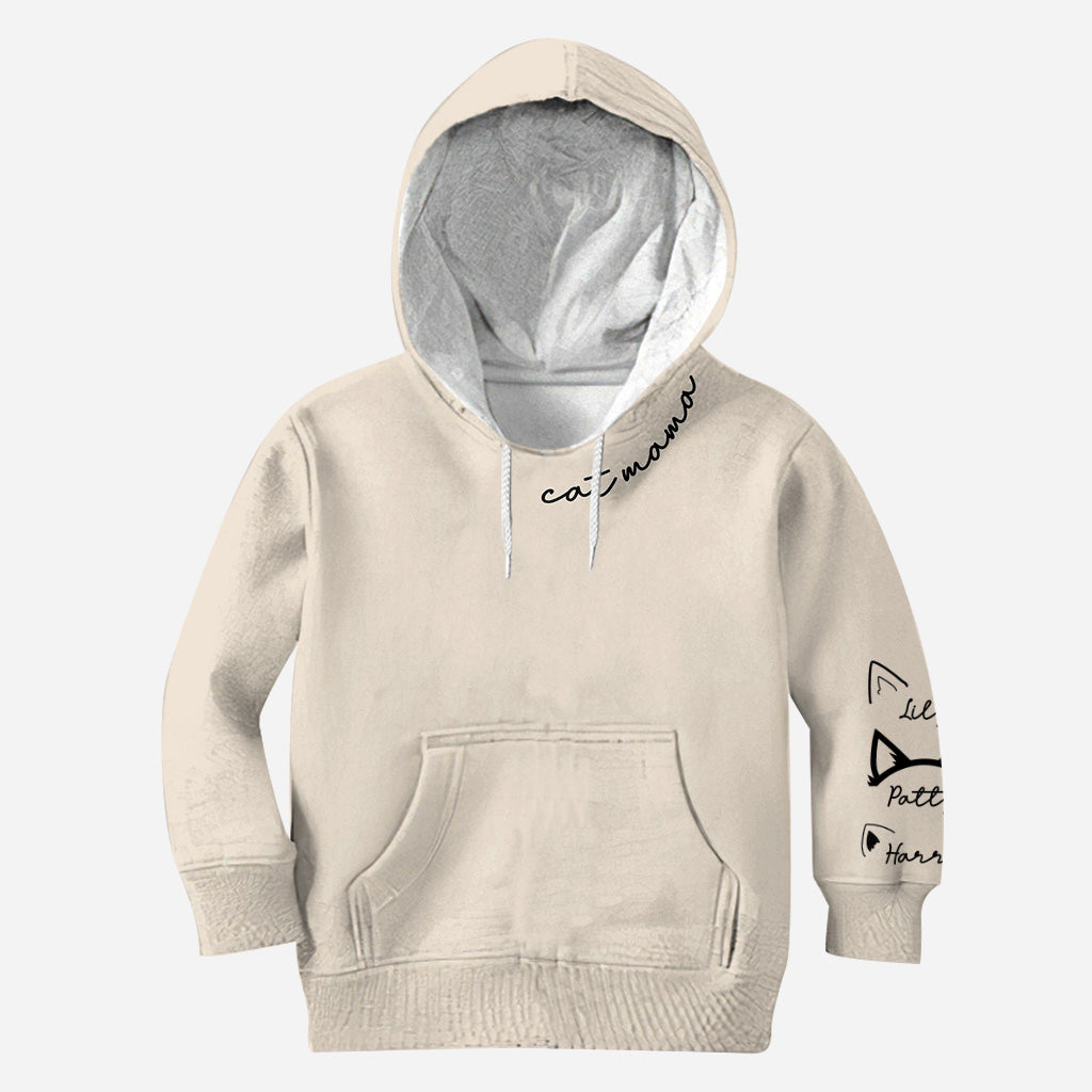 Cat Mom - Personalized Cat All Over Shirt