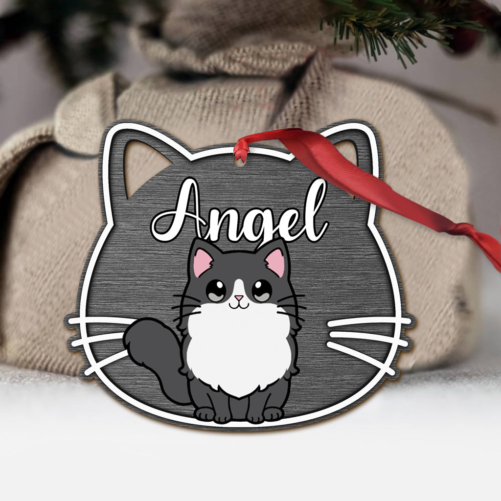 Meowy Christmas - Personalized Cat Ornament