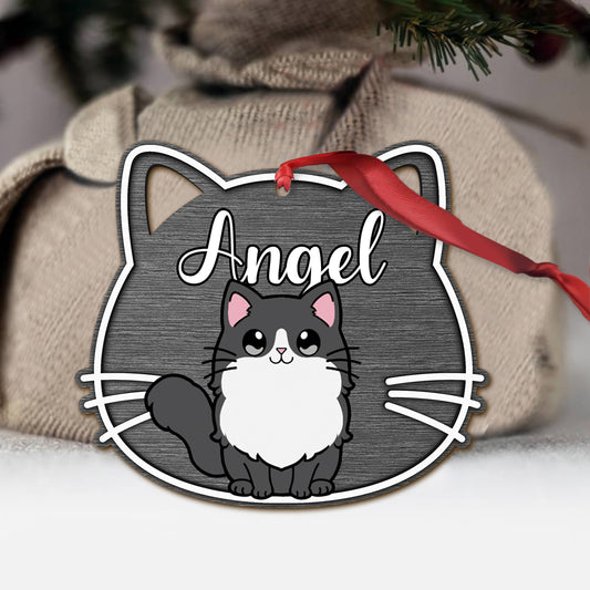 Meowy Christmas - Personalized Cat Ornament