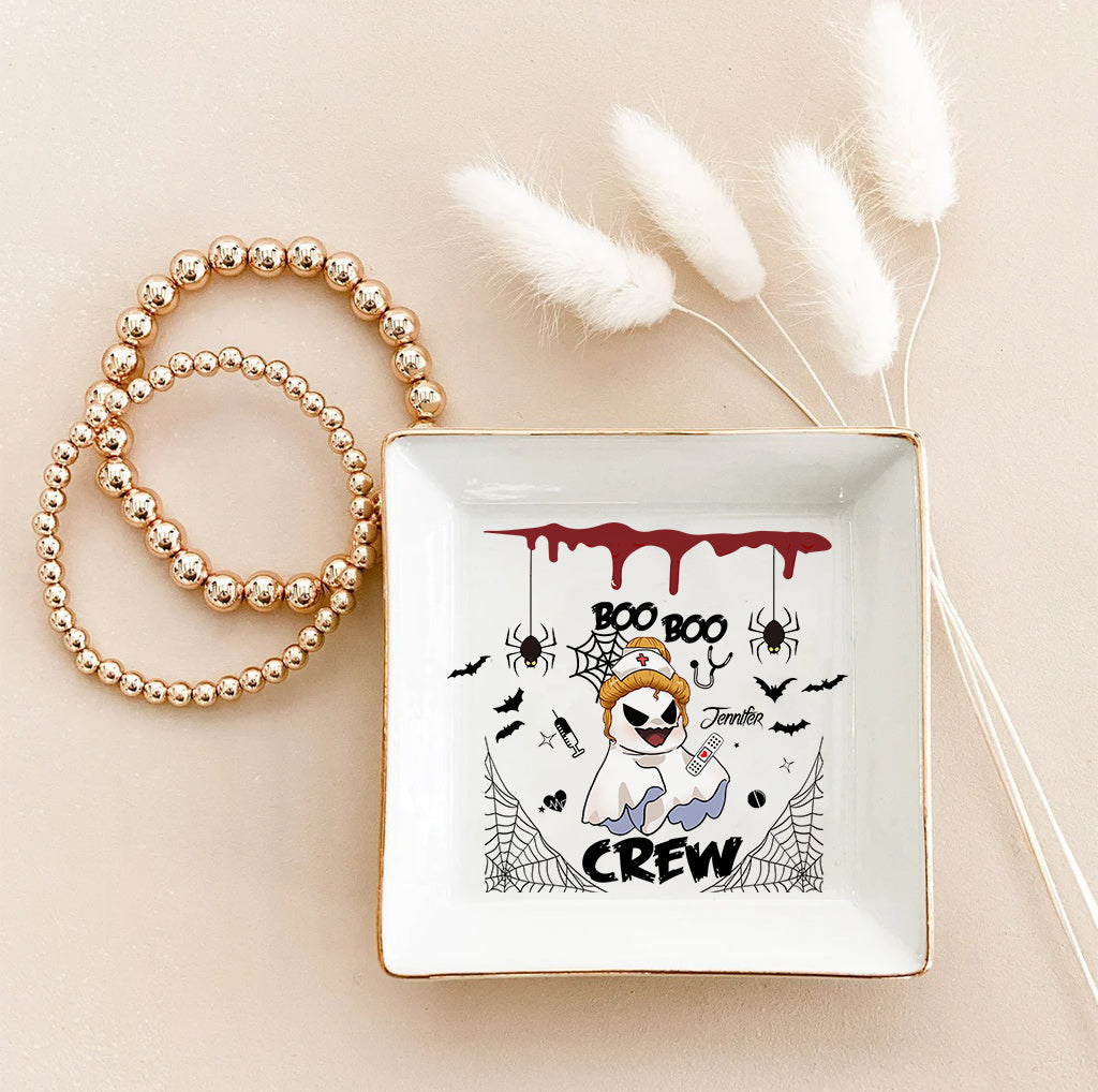 Boo Boo Crew - Personalized Nurse Jewelry Dish