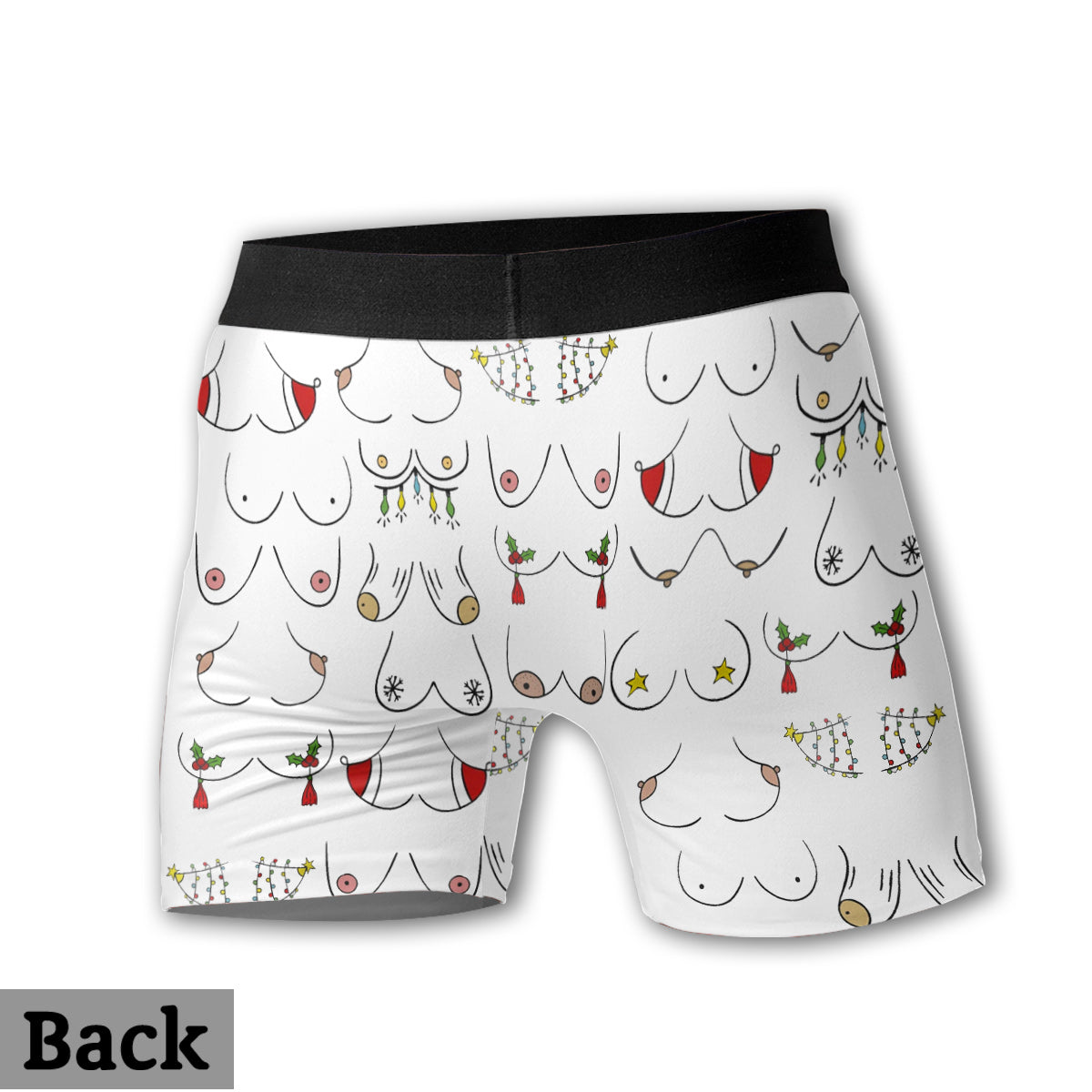 All I Want For Christmas - Personalized Couple Women Briefs & Men Boxer Briefs