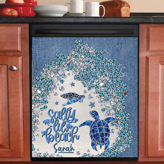 Turtle Bling - Personalized Turtle Dishwasher Cover