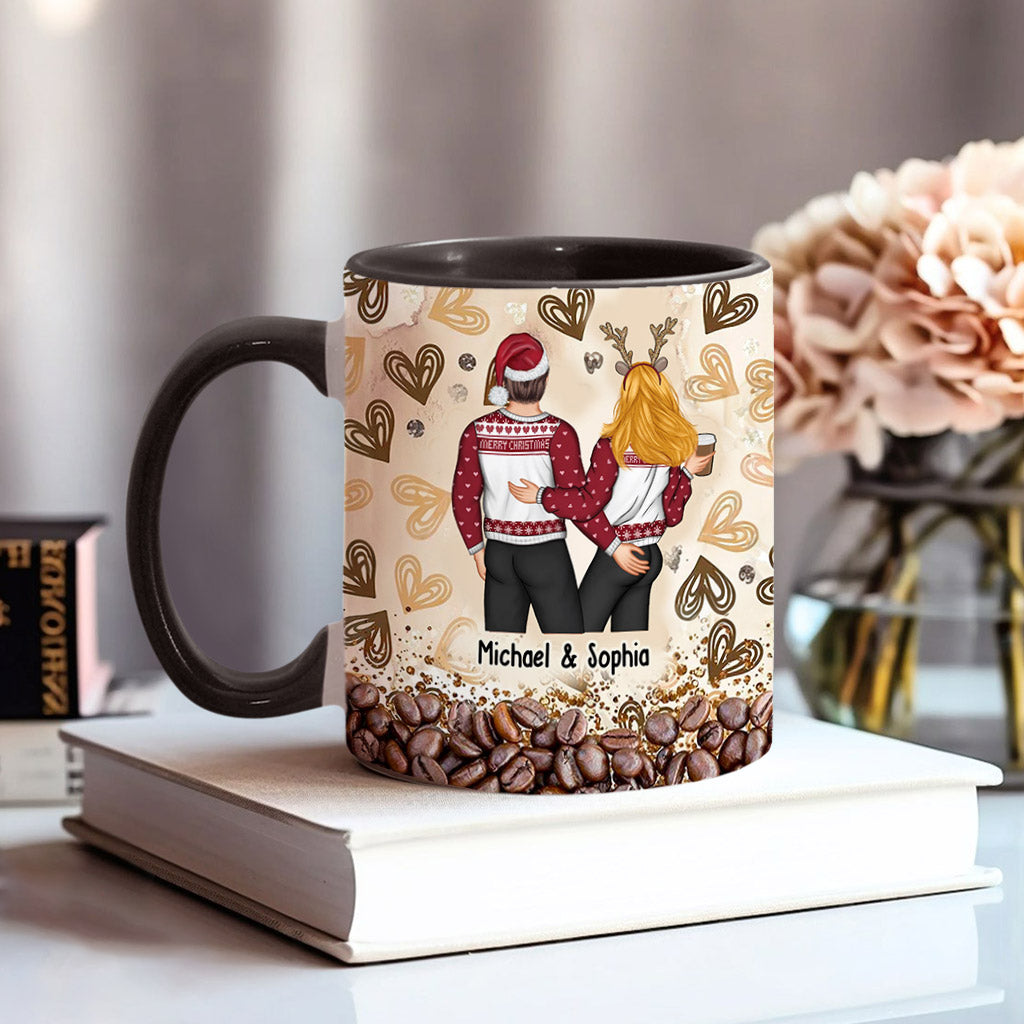 My Wife Is Hotter Than This Coffee - Personalized Couple Accent Mug