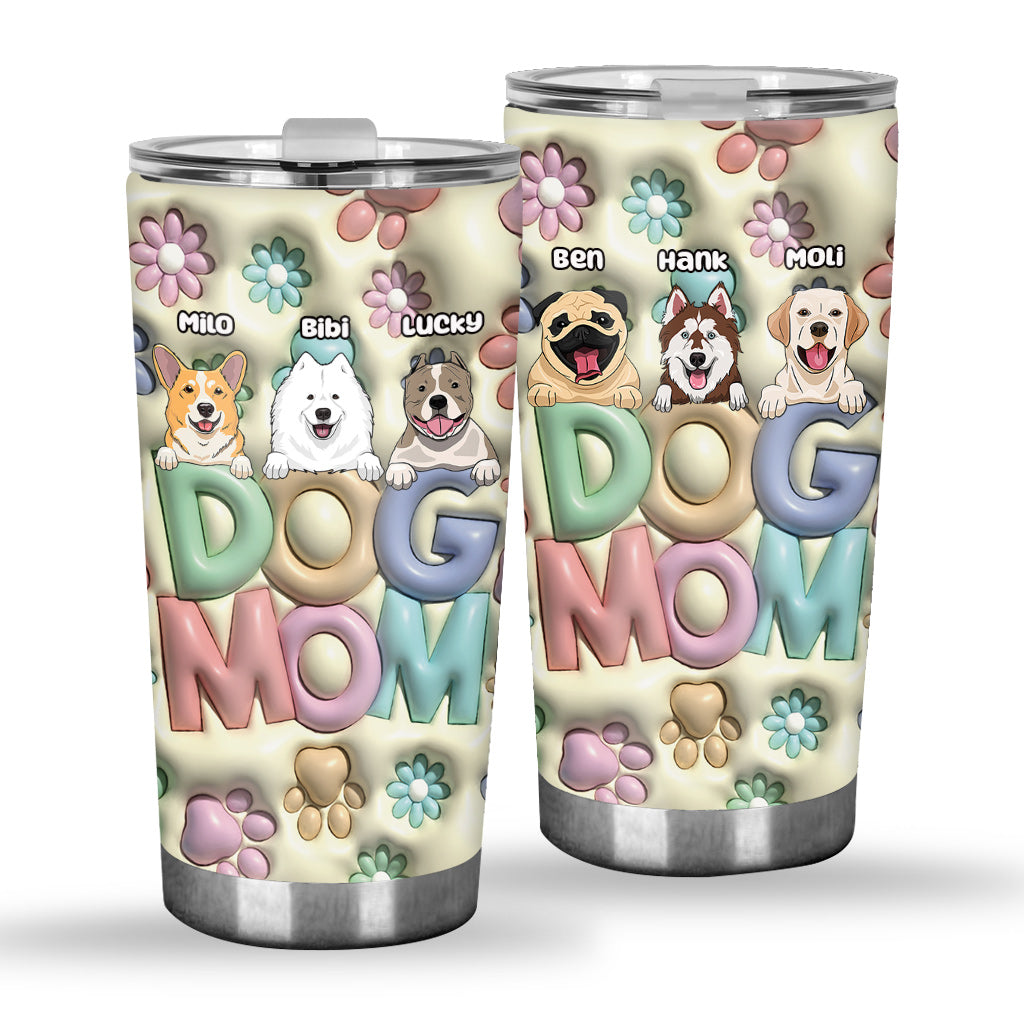 Dog Mom - Personalized Dog Tumbler