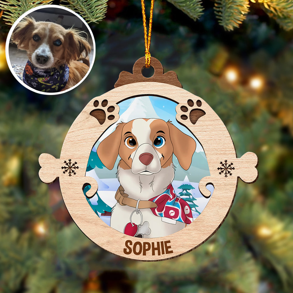 Love My Dog/Cat - Gift for dog lovers - Personalized Ornament