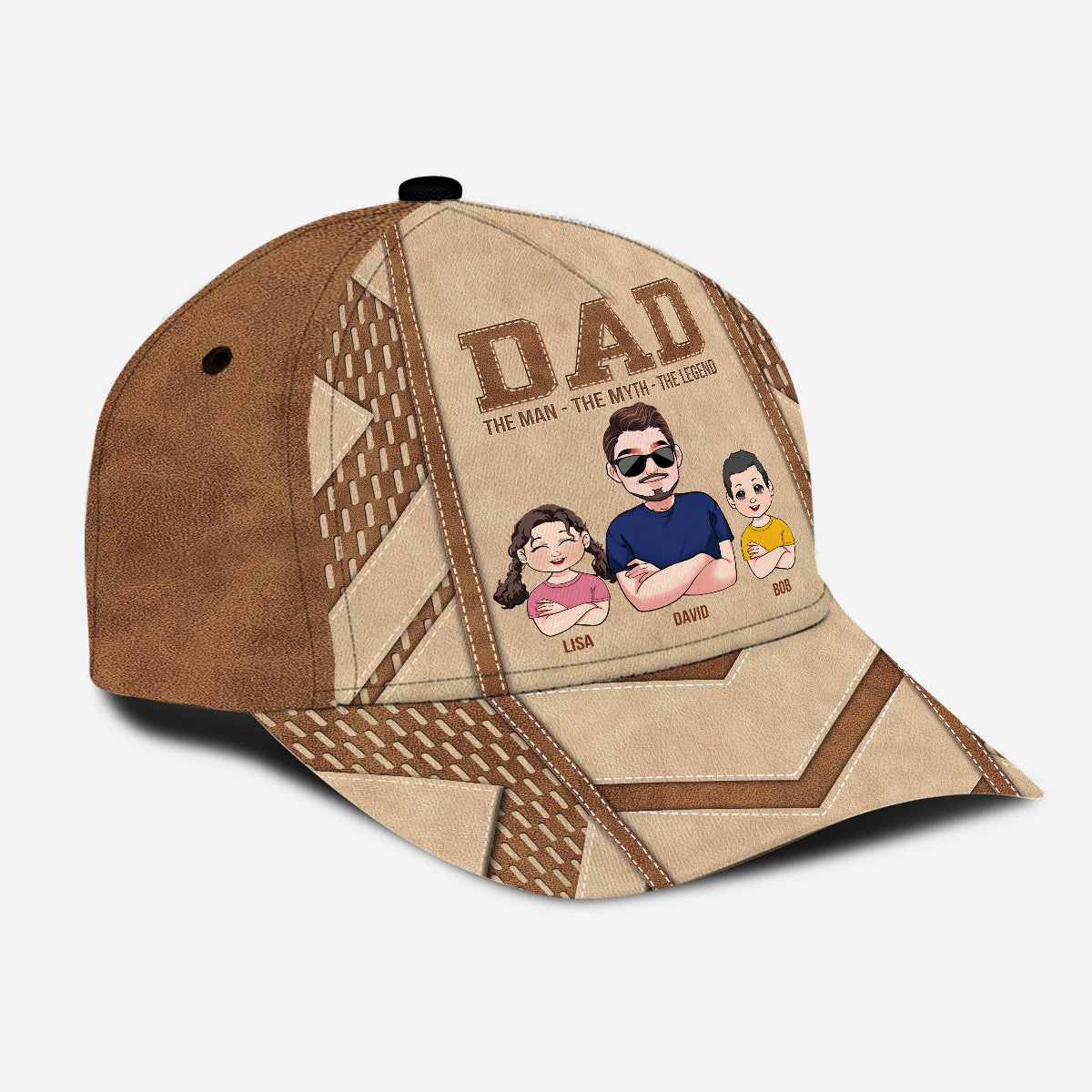 Dad The Man The Myth The Legend - Personalized Father Classic Cap