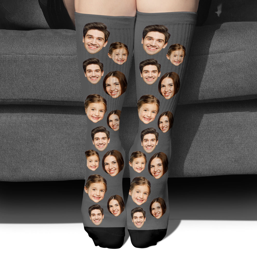 Custom Face - Personalized Family Socks