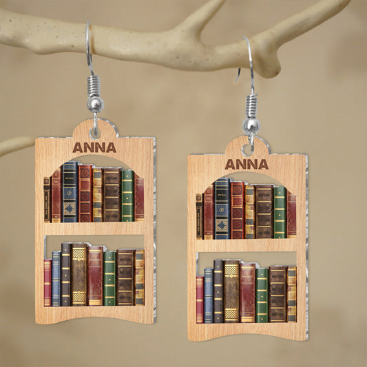 Book Lovers - Personalized Book Earrings
