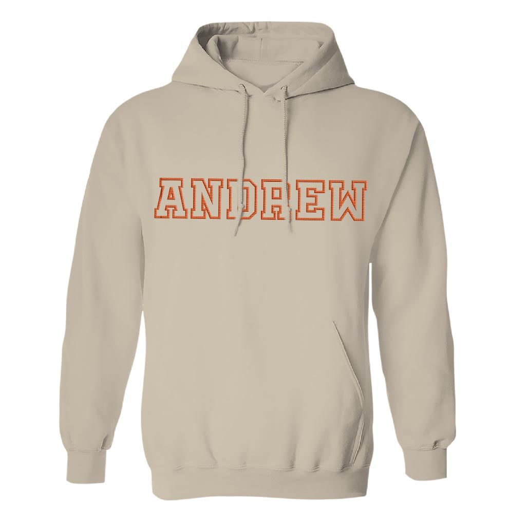 Custom Name - Personalized grandson Embroidered Hoodie