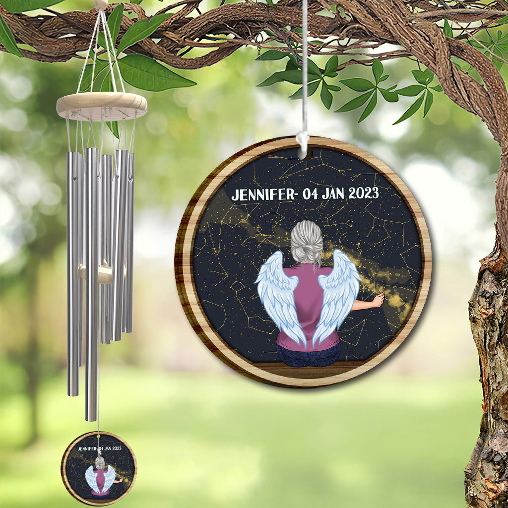 When I Look At The Stars - Personalized Memorial Wind Chime