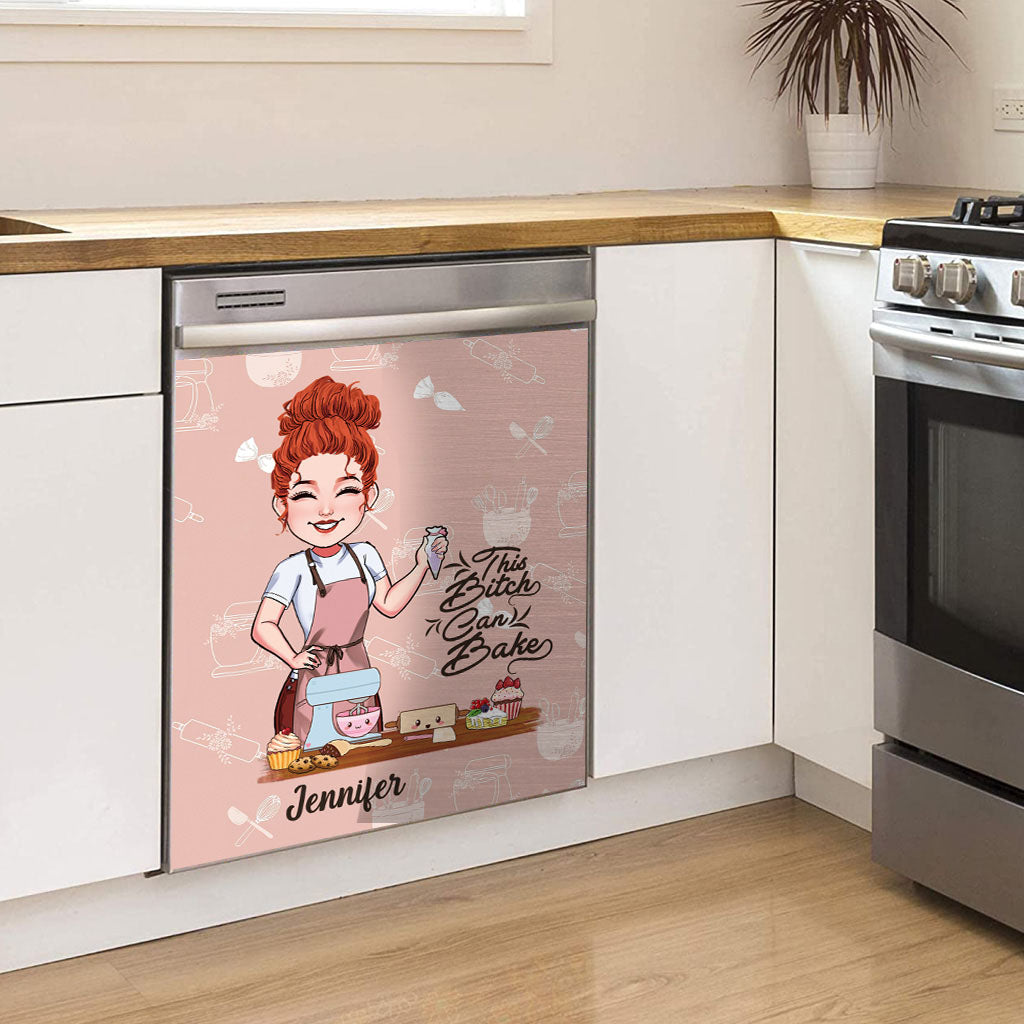 This B Can Bake - Personalized Baking Dishwasher Cover