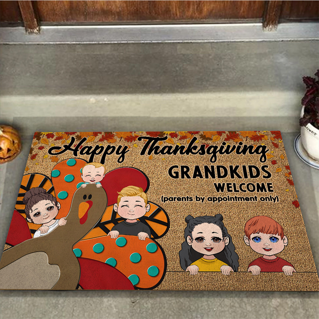Happy Thanksgiving - Personalized Grandma Doormat