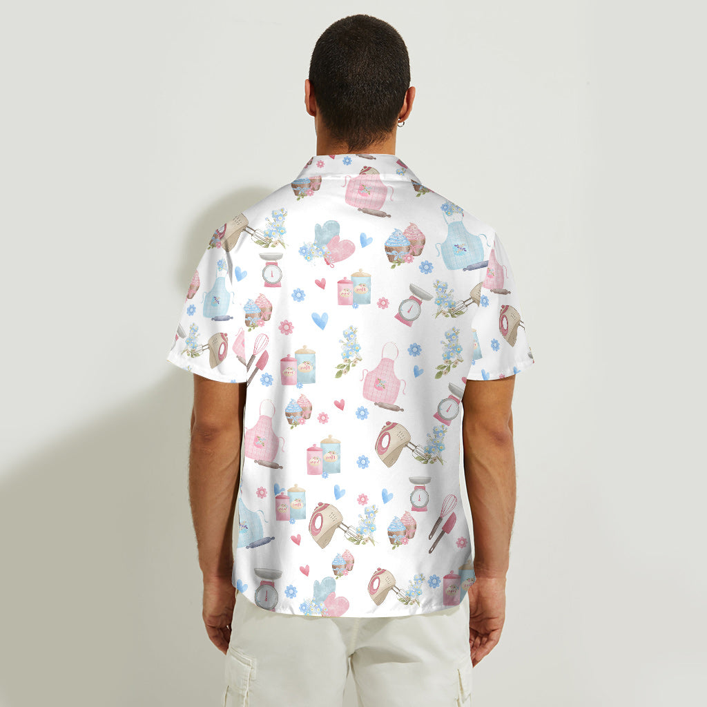 Just A Girl Who Loves Baking - Personalized Baking Hawaiian Shirt