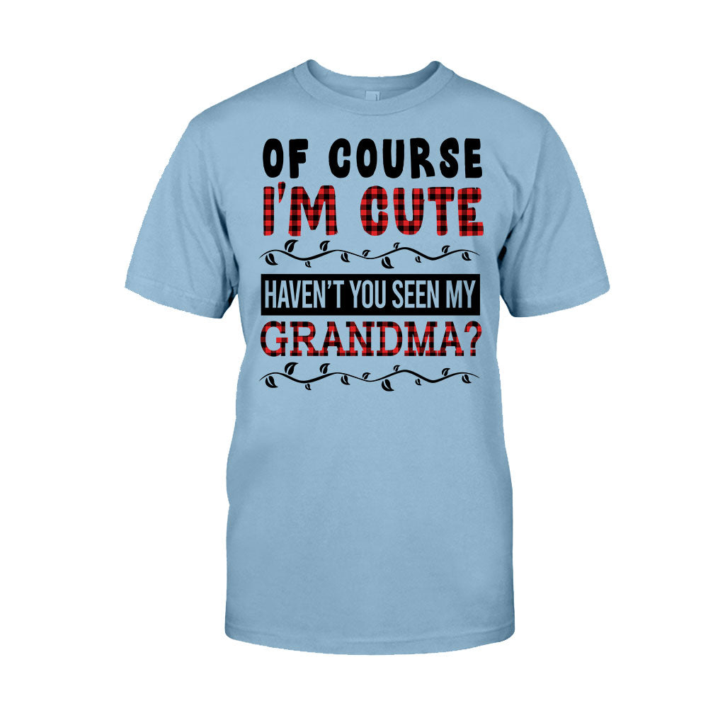 Of Course I'm Cute - Personalized Grandpa T-shirt And Hoodie