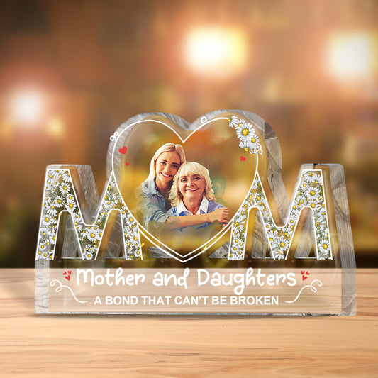 Mother And Daughter Son - Personalized Mother Custom Shaped Acrylic Plaque