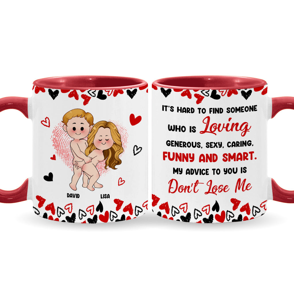 Lovely Couple - Personalized Couple Accent Mug