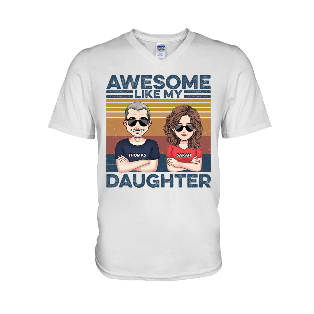 Like Father Like Son - Gift for dad, dad - Personalized T-shirt And Hoodie