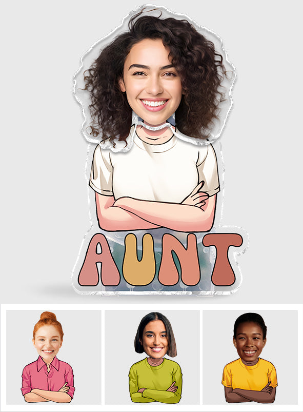 Auntie - Gift for Aunt - Personalized Custom Shaking Head