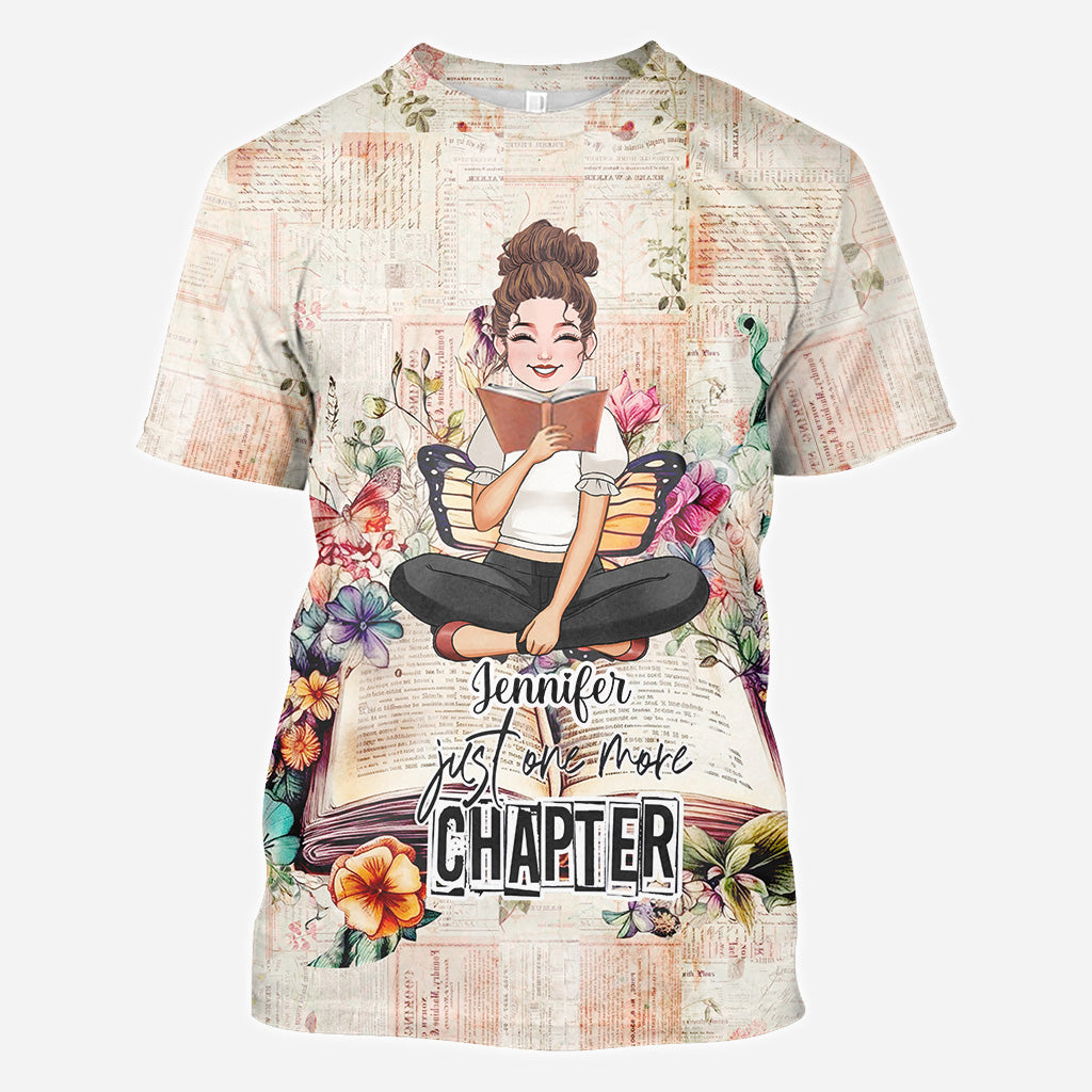 Just One More Chapter - Personalized Book All Over Shirt