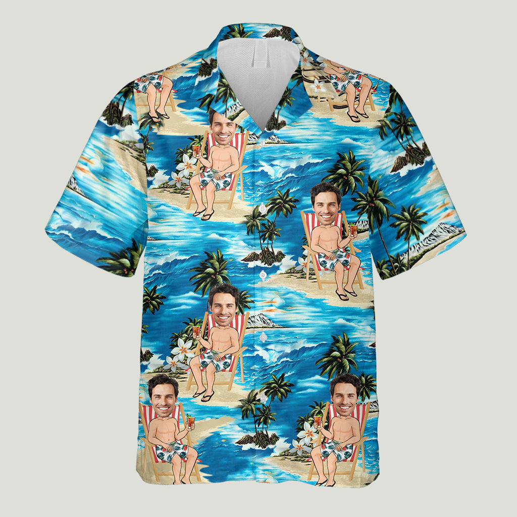 Beach Please - Personalized Sea Lover Hawaiian Shirt
