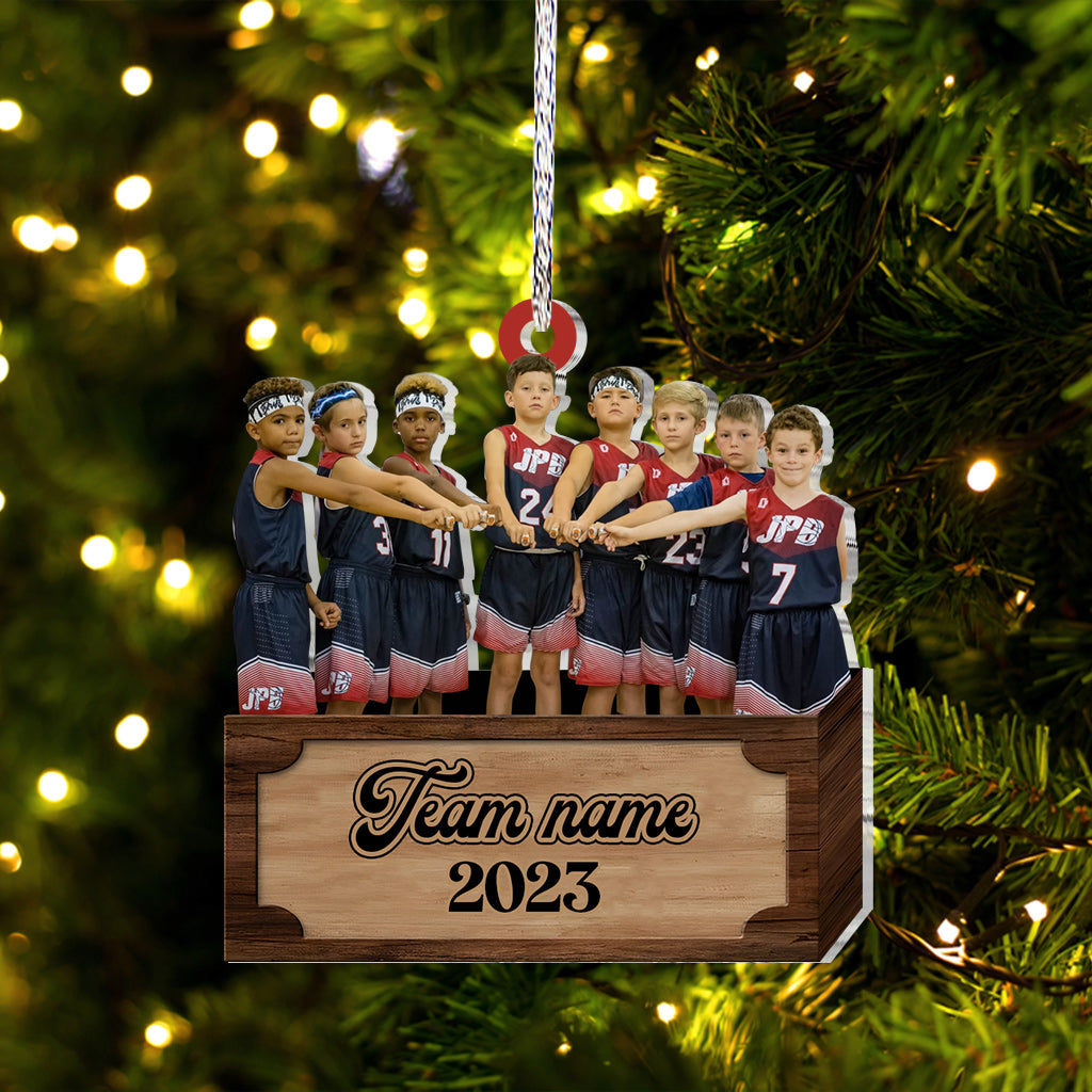 Basketball Christmas - Personalized Basketball Ornament